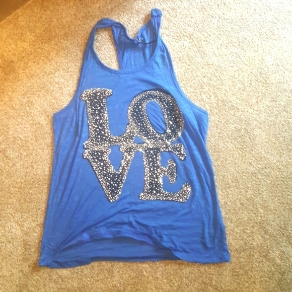 LOVE graphic racerback top - Picture 4 of 5